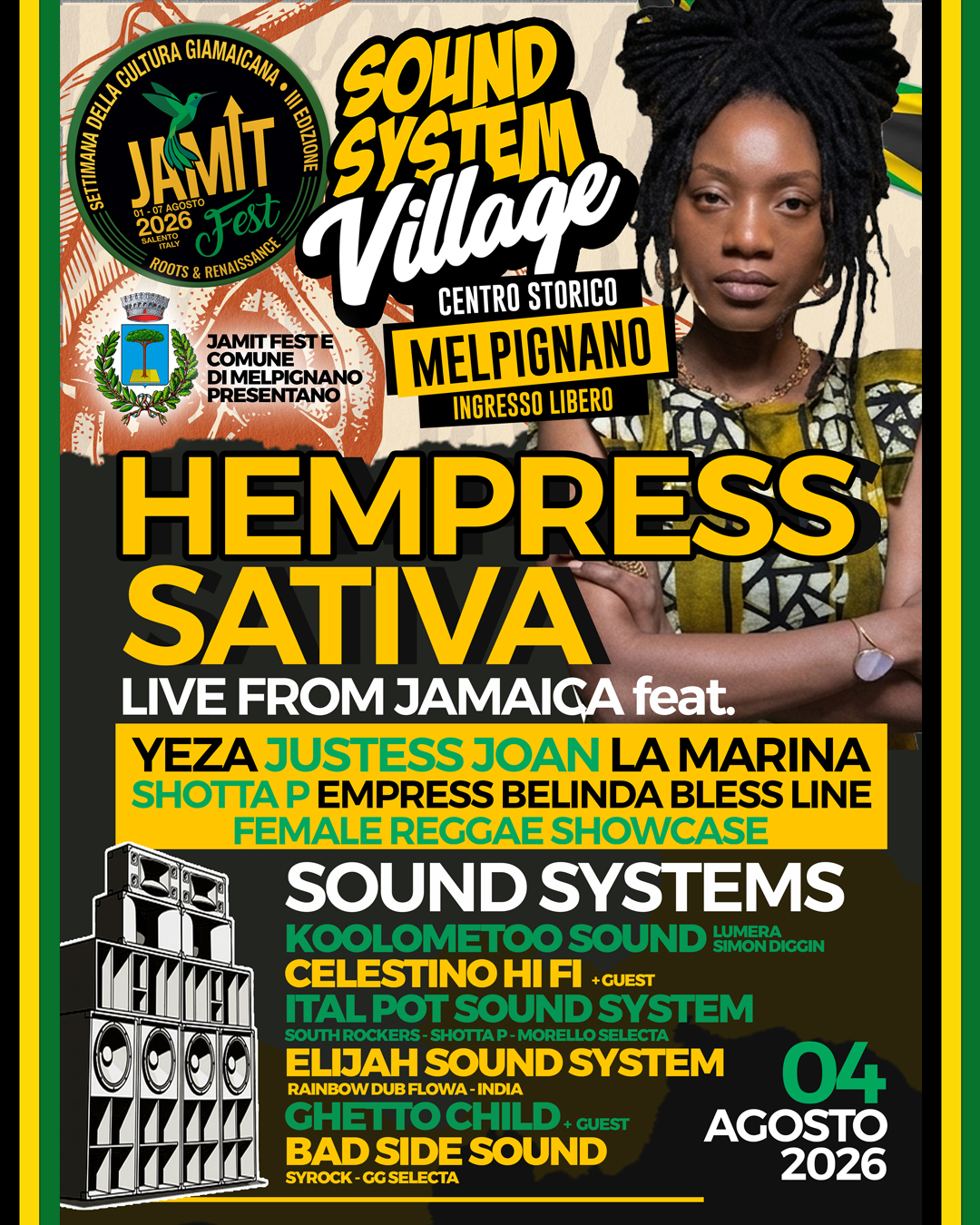 4 agosto - Sound System Village