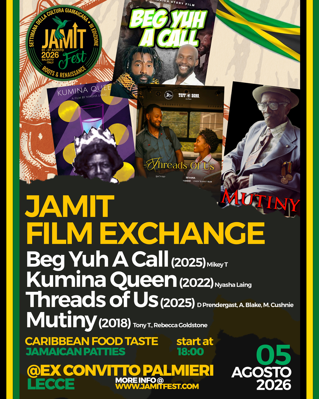 5 agosto - Jamit Film Exchange